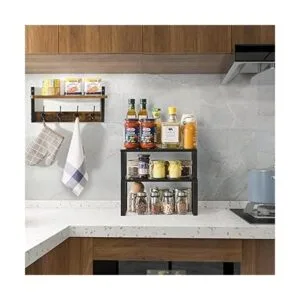 YMYNY Cabinet Shelf Organizer Extendable Spice Racks Set_4