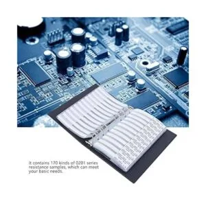 Capacitance 0201 170 resistencias de valor negro para_3