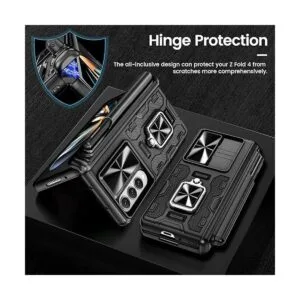 VEGO Funda para Galaxy Z Fold 4 con soporte para bolígrafo_4