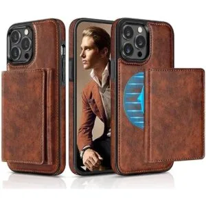 LOHASIC Funda tipo cartera para iPhone 13 Pro Max funda_1