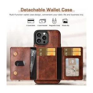 LOHASIC Funda tipo cartera para iPhone 13 Pro Max funda_5