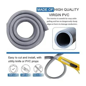 Kit de conductos eléctricos de 34 pulgadas de 25 pies_3