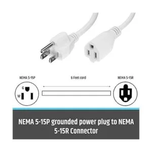 Aurum Cables Cable de extensión de alimentación resistente_3