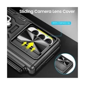 VEGO Funda para Galaxy Z Fold 4 con soporte para bolígrafo_3