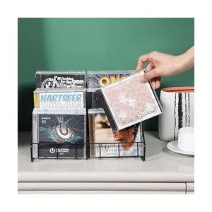 MyGift Moderno soporte de almacenamiento de CD de alambre_3