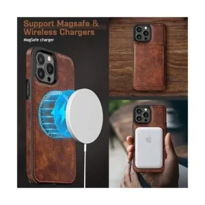 LOHASIC Funda tipo cartera para iPhone 13 Pro Max funda_4