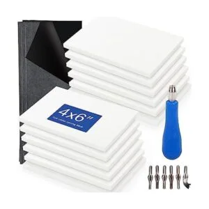 Falling in Art Kit de fabricación de sellos de bloques de_1