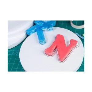 Paquete de 6 círculos de espuma suministros de arte y_2