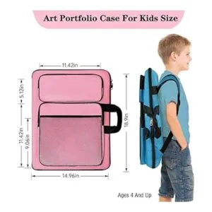 TreochtFUN Portafolio de arte para niños bolsa de_3