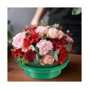 Hahood Paquete de 16 rondas de espuma floral en cuencos_5