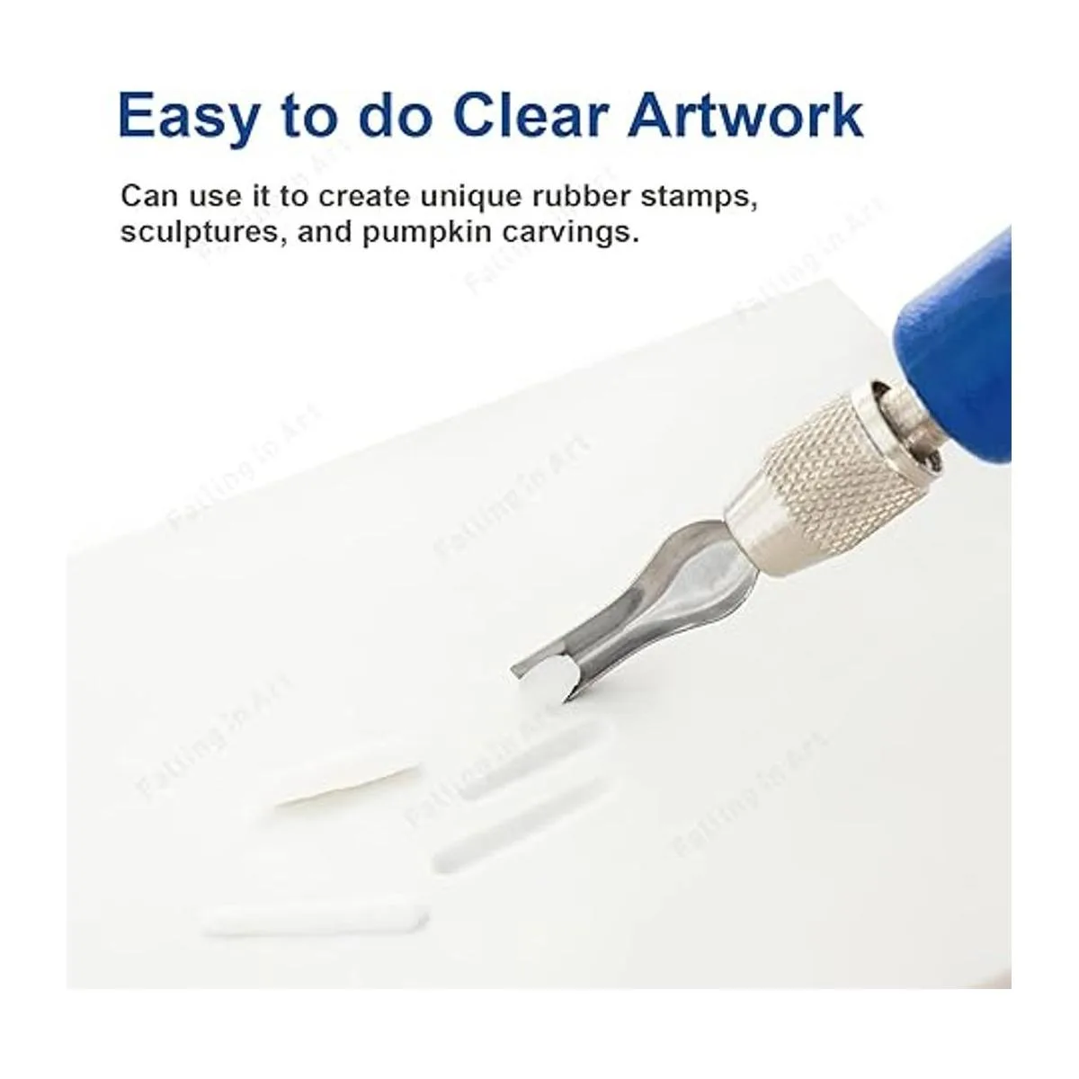 Falling in Art Kit de fabricación de sellos de bloques de_4