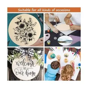 Ylibtool Círculos redondos de madera para manualidades_4