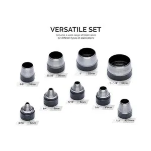 Neiko 02614A Conjunto intercambiable de sacabocados con_4