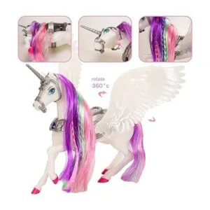 Muñeca de unicornio y princesa que cambia de color cambio_5