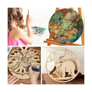 Ylibtool Círculos redondos de madera para manualidades_5