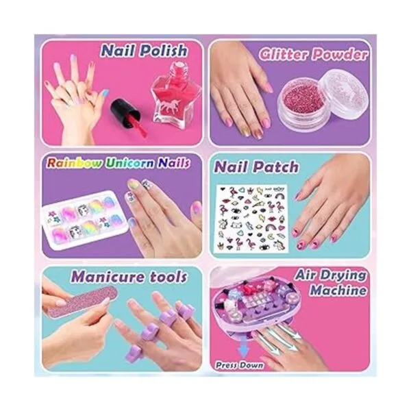 Golray Juego de esmaltes de uñas para niños para niñas_2