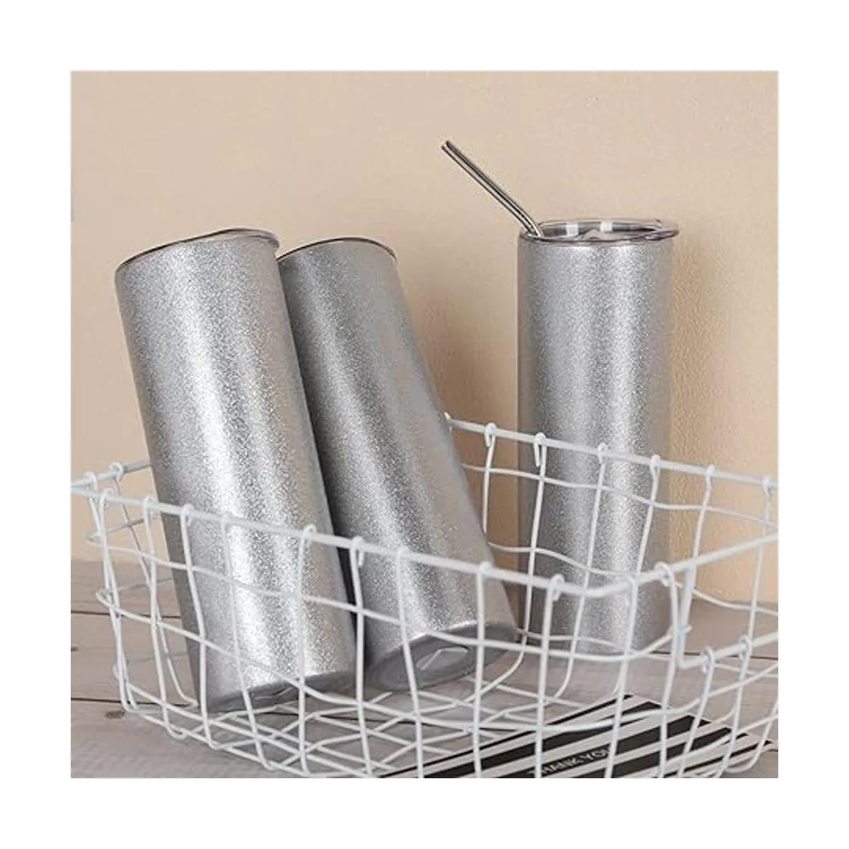 Wzaytia Vasos de sublimación con purpurina de 20 onzas_2