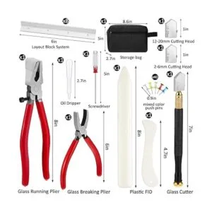 Kit de 18 piezas de vidrio manchado incluye 2_2
