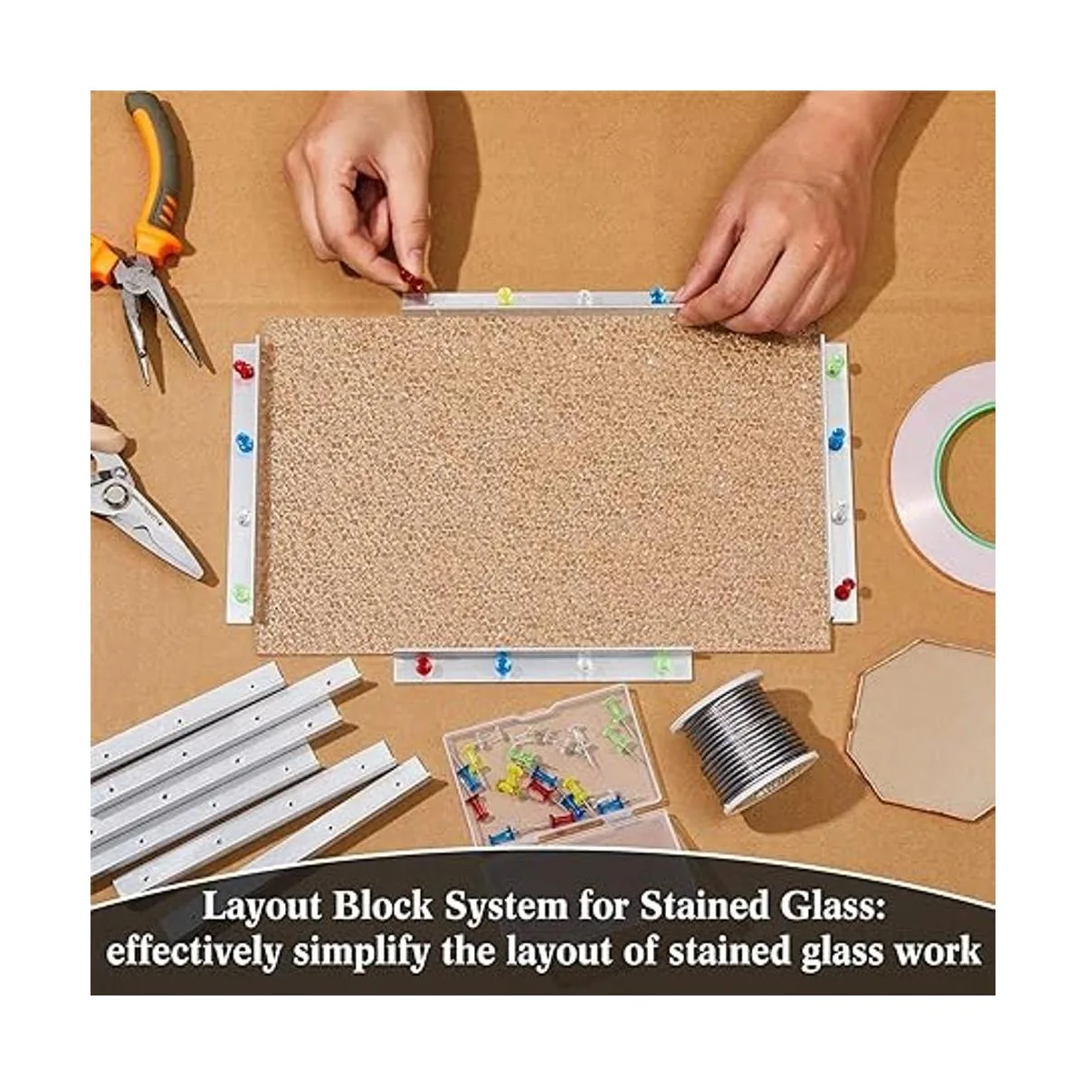 Kit de 18 piezas de vidrio manchado incluye 2_5