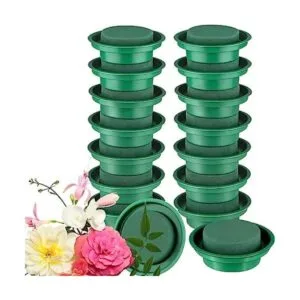 Hahood Paquete de 16 rondas de espuma floral en cuencos_1