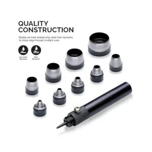 Neiko 02614A Conjunto intercambiable de sacabocados con_2