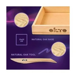 OKTO Kit de arte de ternura Set de arte de suculentas 3D_3