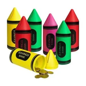 ArtCreativity Crayon Juego de 12 monedas para niños_1