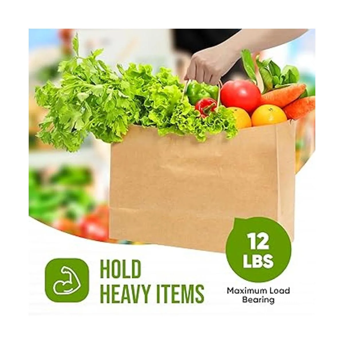 Tobvory Bolsas de papel kraft de 16 x 6 x 12 pulgadas_3