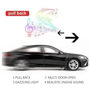 WAKAKAC Lexus ES300 124 Auto fundido a presión modelo de_6