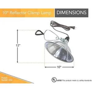 Woods 0162 182 SPT2 Lámpara de sujeción con reflector de_2