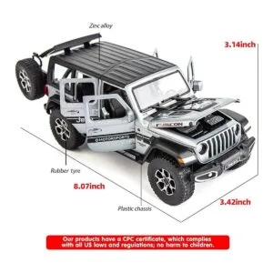 BDTCTK Auto Toy OffRoad 7 puertas para Wrangler modelo de_2