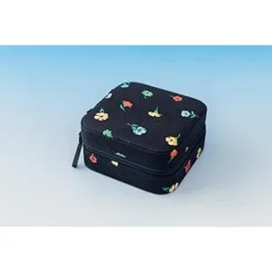 Kate Spade New York Joyero de viaje floral azul marino_3
