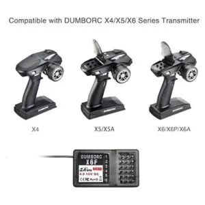 DUMBORC 2 piezas X6F 6 canales 2.4GHz receptor RC para_4