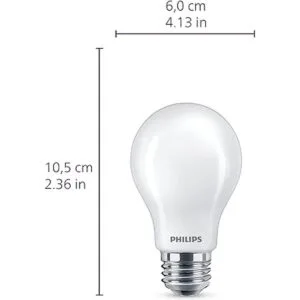 Philips Frosted A19 Bombilla regulable de ultra_4