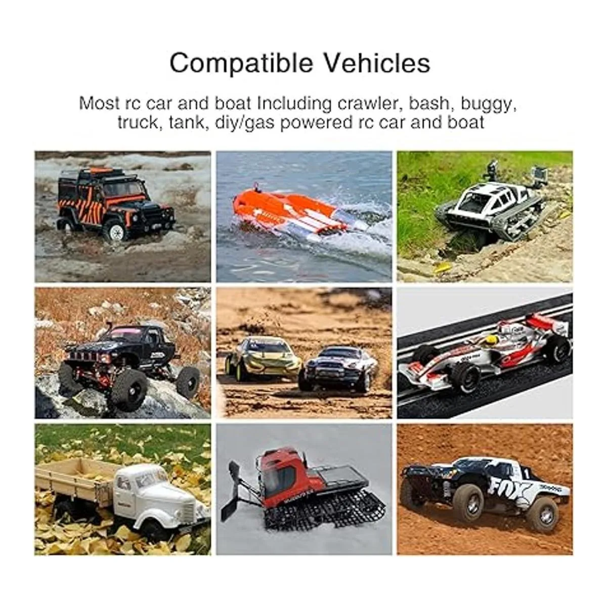 DUMBORC 2 piezas X6F 6 canales 2.4GHz receptor RC para_3