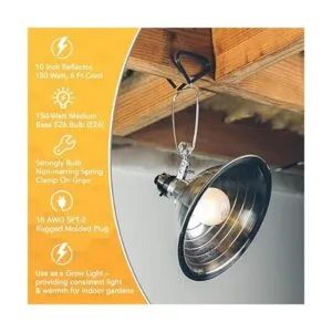 Woods 0162 182 SPT2 Lámpara de sujeción con reflector de_3