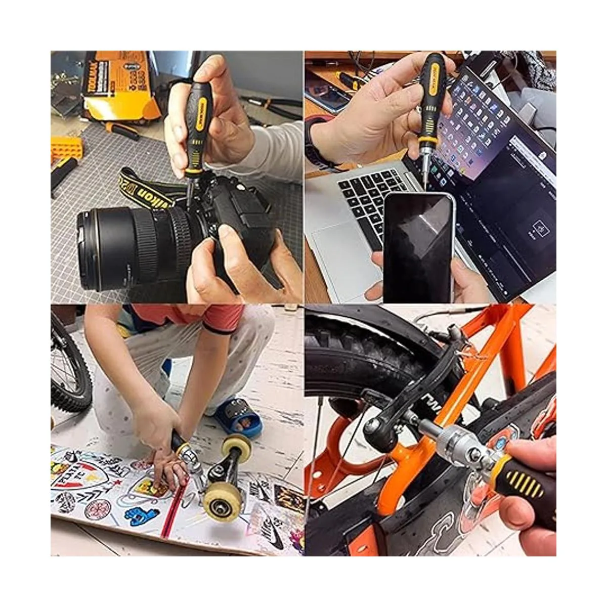 TOOLMAK Juego de 61 piezas de destornilladores magnéticos_4