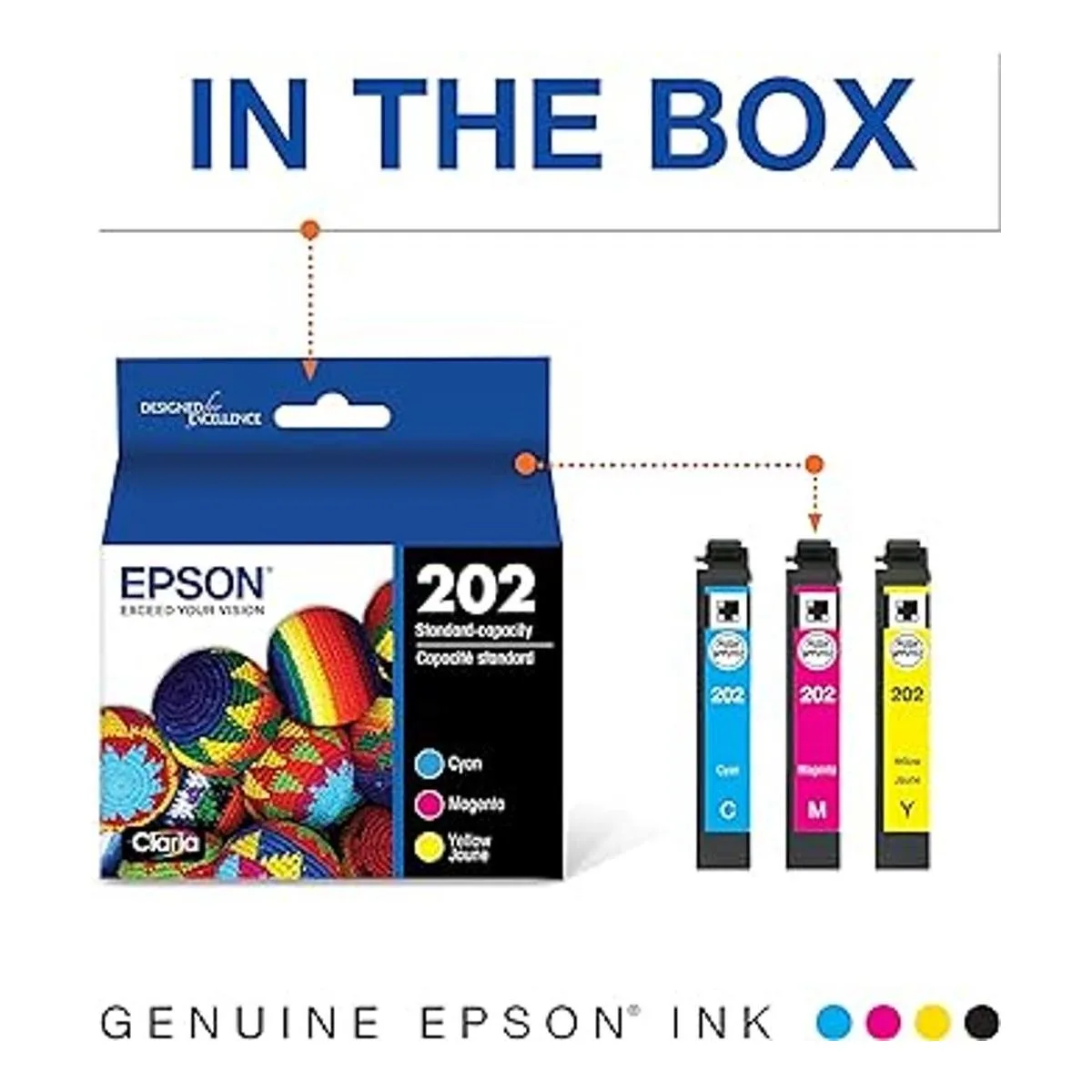 EPSON T202 Claria Paquete combinado de color de capacidad_2