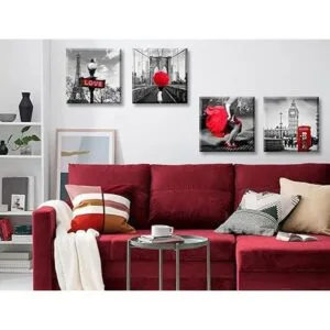 JiazuGo Decoración de París para dormitorio decoración de_2