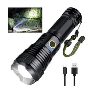 Linternas LED recargables linterna de 90000 lúmenes_1