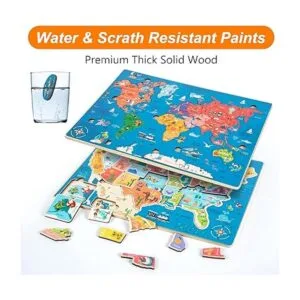 TOGELIN Rompecabezas de mapa rompecabezas de piso_5