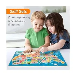 TOGELIN Rompecabezas de mapa rompecabezas de piso_6