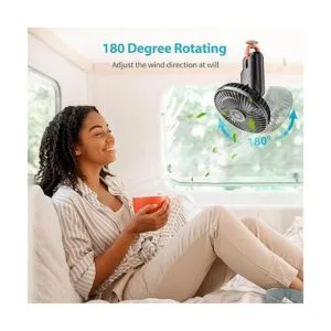 SmartDevil Ventilador de camping portátil con luces LED_2