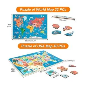 TOGELIN Rompecabezas de mapa rompecabezas de piso_3