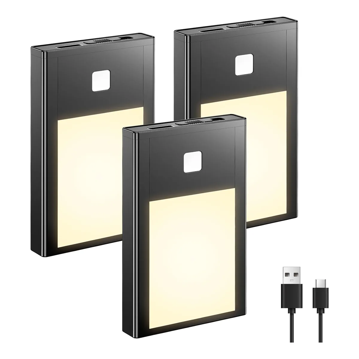 VST Luz nocturna LED recargable por USB funciona con_1