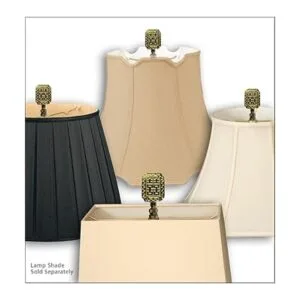 Royal diseños Chinease Joy Símbolo lámpara Finial F5027PB1_4