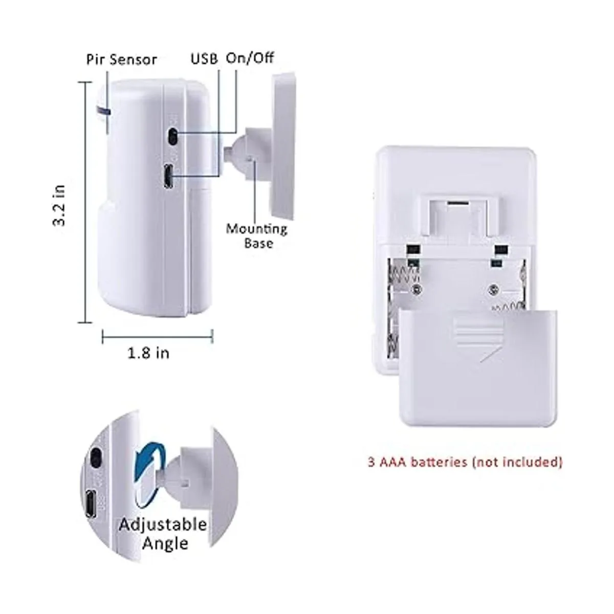 BESTOONE Alarma con sensor de movimiento alarma_3