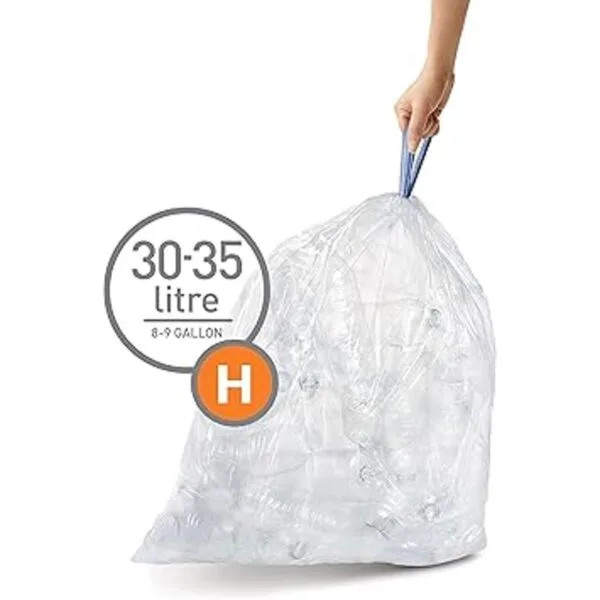 Simplehuman Custom Fit Liners Transparente_2