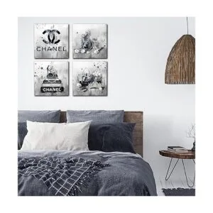 Arte de pared de moda para dormitorio de mujer decoración_4