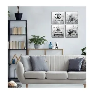 Arte de pared de moda para dormitorio de mujer decoración_2